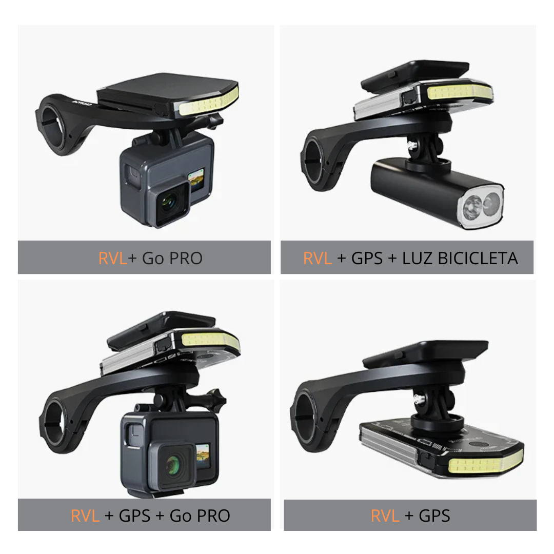 Luz Delantera Diurna 5000 mAh para Bicicleta.Compatible con Garmin y XOSS